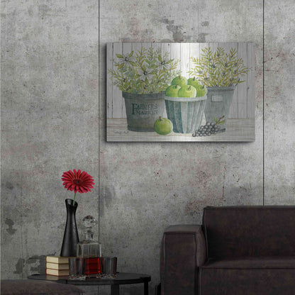 Luxe Metal Art 'Eucalyptus Farmer's Market' by Cindy Jacobs, Metal Wall Art,36x24