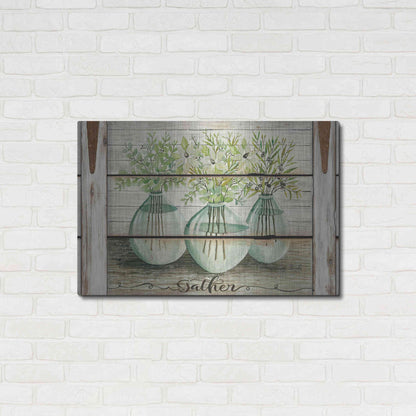 Luxe Metal Art 'Eucalyptus - Gather' by Cindy Jacobs, Metal Wall Art,36x24