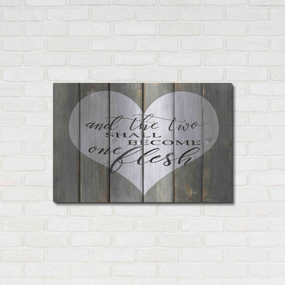 Luxe Metal Art 'And the Two' by Cindy Jacobs, Metal Wall Art,36x24