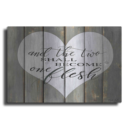 Luxe Metal Art 'And the Two' by Cindy Jacobs, Metal Wall Art