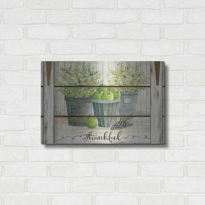 Luxe Metal Art 'Eucalyptus - Thankful Landscape' by Cindy Jacobs, Metal Wall Art,24x16