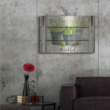 Luxe Metal Art 'Eucalyptus - Thankful Landscape' by Cindy Jacobs, Metal Wall Art,36x24