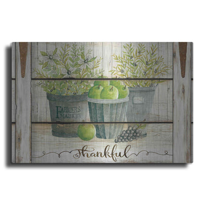 Luxe Metal Art 'Eucalyptus - Thankful Landscape' by Cindy Jacobs, Metal Wall Art