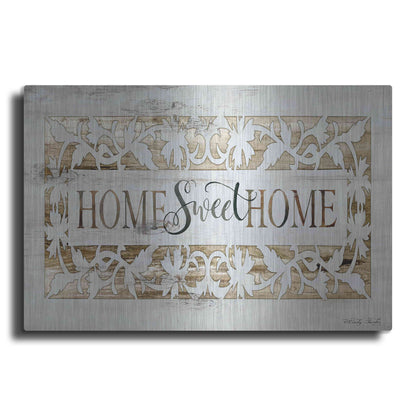 Luxe Metal Art 'Farmers Market Home Sweet Home' by Cindy Jacobs, Metal Wall Art