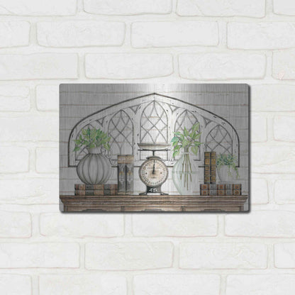 Luxe Metal Art 'All Things Near and Dear II' by Cindy Jacobs, Metal Wall Art,16x12