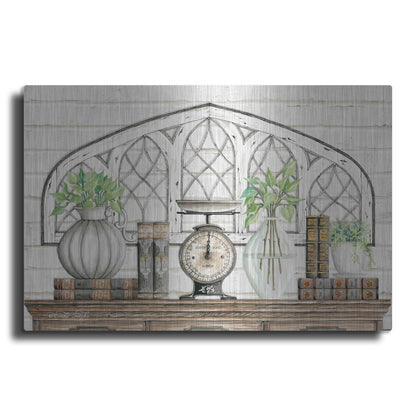 Luxe Metal Art 'All Things Near and Dear II' by Cindy Jacobs, Metal Wall Art