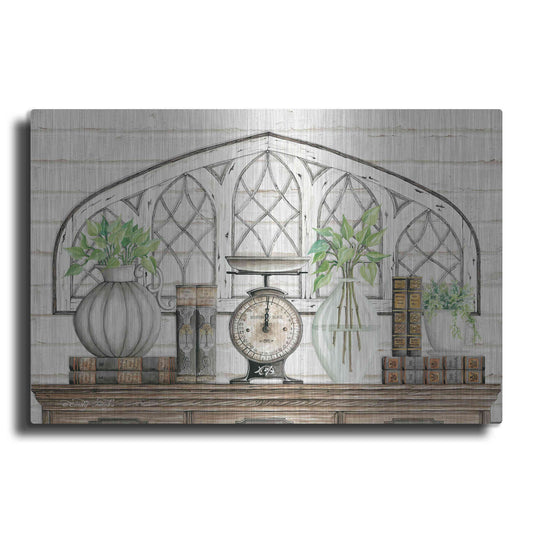 Luxe Metal Art 'All Things Near and Dear II' by Cindy Jacobs, Metal Wall Art