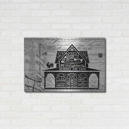 Luxe Metal Art 'Y'all Blessed Farmhouse' by Cindy Jacobs, Metal Wall Art,36x24