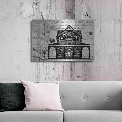 Luxe Metal Art 'Y'all Blessed Farmhouse' by Cindy Jacobs, Metal Wall Art,36x24