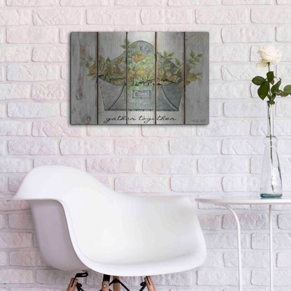 Luxe Metal Art 'Gather Together' by Cindy Jacobs, Metal Wall Art,24x16