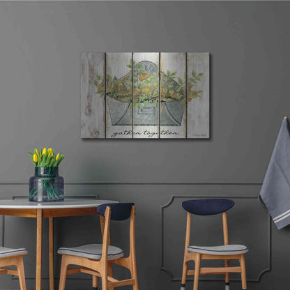 Luxe Metal Art 'Gather Together' by Cindy Jacobs, Metal Wall Art,36x24