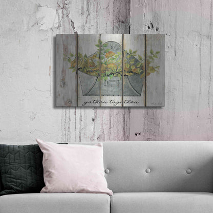 Luxe Metal Art 'Gather Together' by Cindy Jacobs, Metal Wall Art,36x24