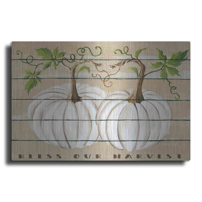 Luxe Metal Art 'Bless Our Harvest' by Cindy Jacobs, Metal Wall Art