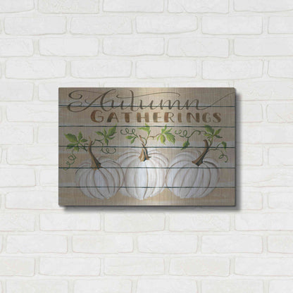 Luxe Metal Art 'Autumn Gatherings' by Cindy Jacobs, Metal Wall Art,24x16