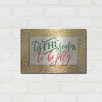 Luxe Metal Art 'Tis the Season' by Cindy Jacobs, Metal Wall Art,16x12