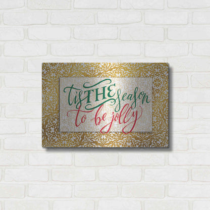 Luxe Metal Art 'Tis the Season' by Cindy Jacobs, Metal Wall Art,24x16