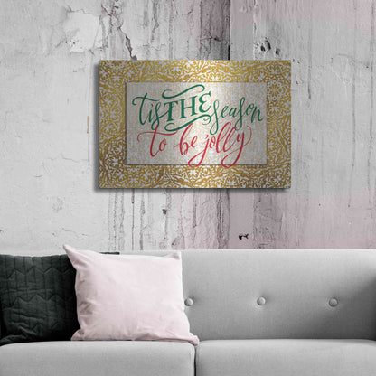 Luxe Metal Art 'Tis the Season' by Cindy Jacobs, Metal Wall Art,36x24