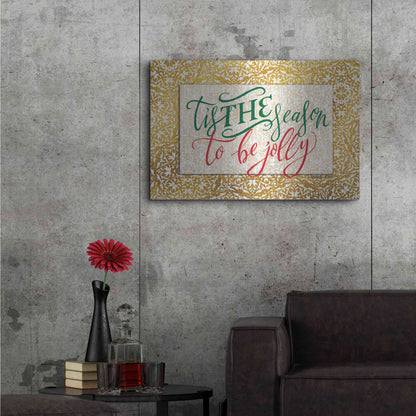 Luxe Metal Art 'Tis the Season' by Cindy Jacobs, Metal Wall Art,36x24