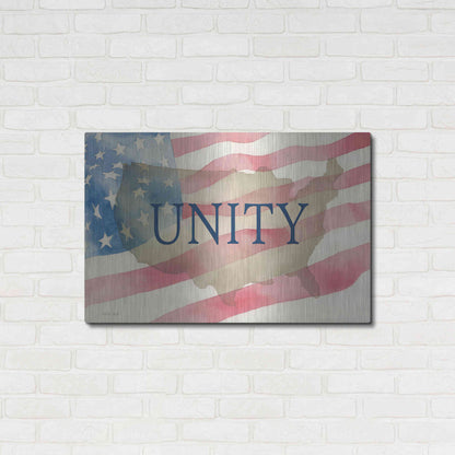 Luxe Metal Art 'USA Unity' by Cindy Jacobs, Metal Wall Art,36x24