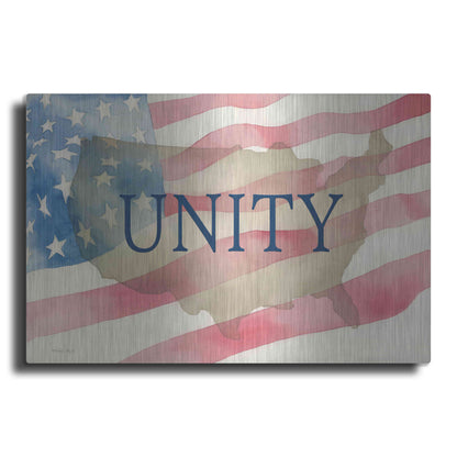 Luxe Metal Art 'USA Unity' by Cindy Jacobs, Metal Wall Art