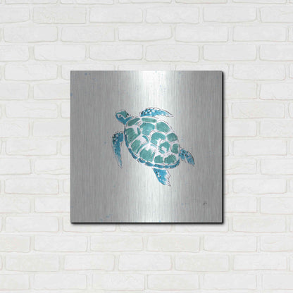 Luxe Metal Art 'Maritime VII' by Daphne Brissonet, Metal Wall Art,24x24