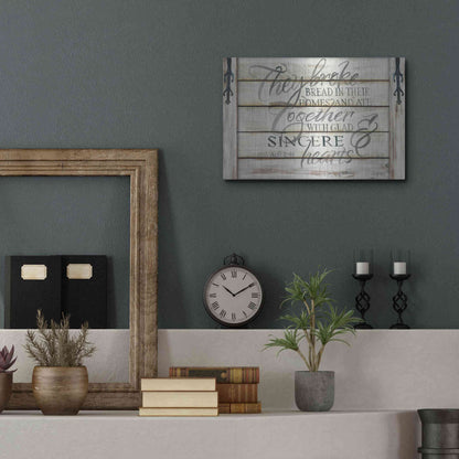 Luxe Metal Art 'They Broke Break' by Cindy Jacobs, Metal Wall Art,16x12
