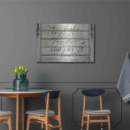 Luxe Metal Art 'They Broke Break' by Cindy Jacobs, Metal Wall Art,36x24