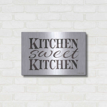 Luxe Metal Art 'Kitchen Sweet Kitchen' by Cindy Jacobs, Metal Wall Art,24x16