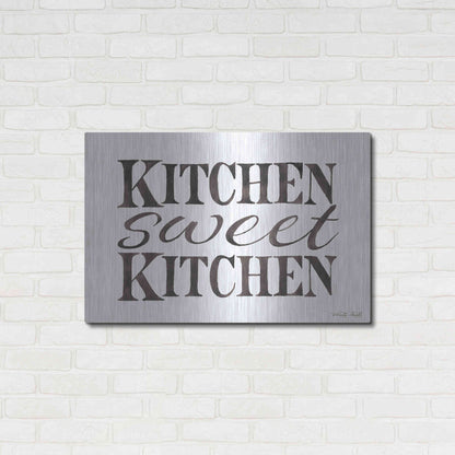 Luxe Metal Art 'Kitchen Sweet Kitchen' by Cindy Jacobs, Metal Wall Art,36x24