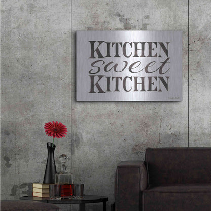 Luxe Metal Art 'Kitchen Sweet Kitchen' by Cindy Jacobs, Metal Wall Art,36x24