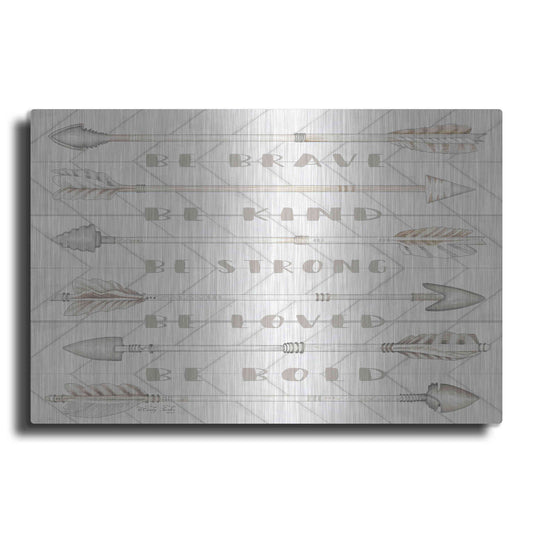 Luxe Metal Art 'Arrow Sentiments' by Cindy Jacobs, Metal Wall Art