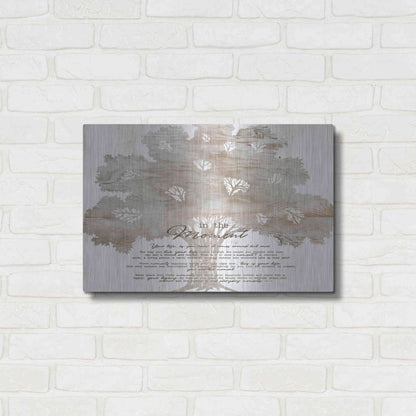 Luxe Metal Art 'In the Moment Tree' by Cindy Jacobs, Metal Wall Art,24x16
