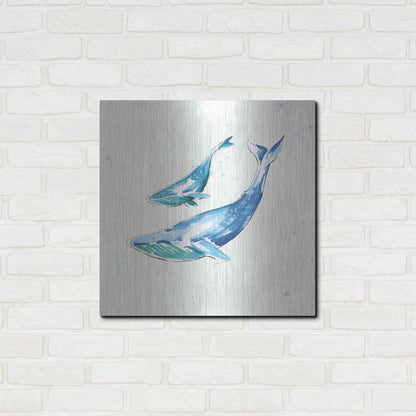 Luxe Metal Art 'Maritime VIII' by Daphne Brissonet, Metal Wall Art,24x24