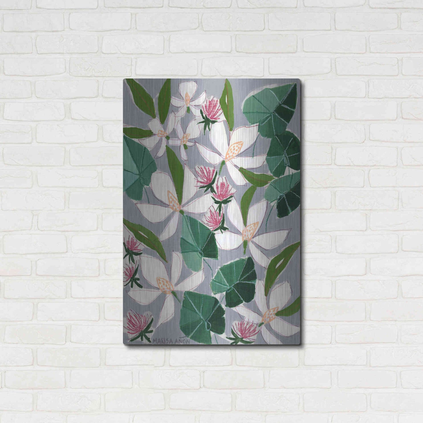 Luxe Metal Art 'Bohemia 2' by Marisa Anon, Metal Wall Art,24x36