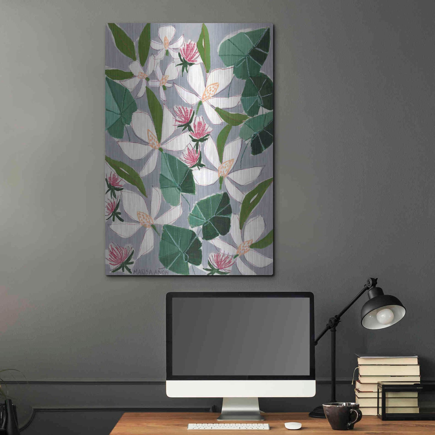 Luxe Metal Art 'Bohemia 2' by Marisa Anon, Metal Wall Art,24x36