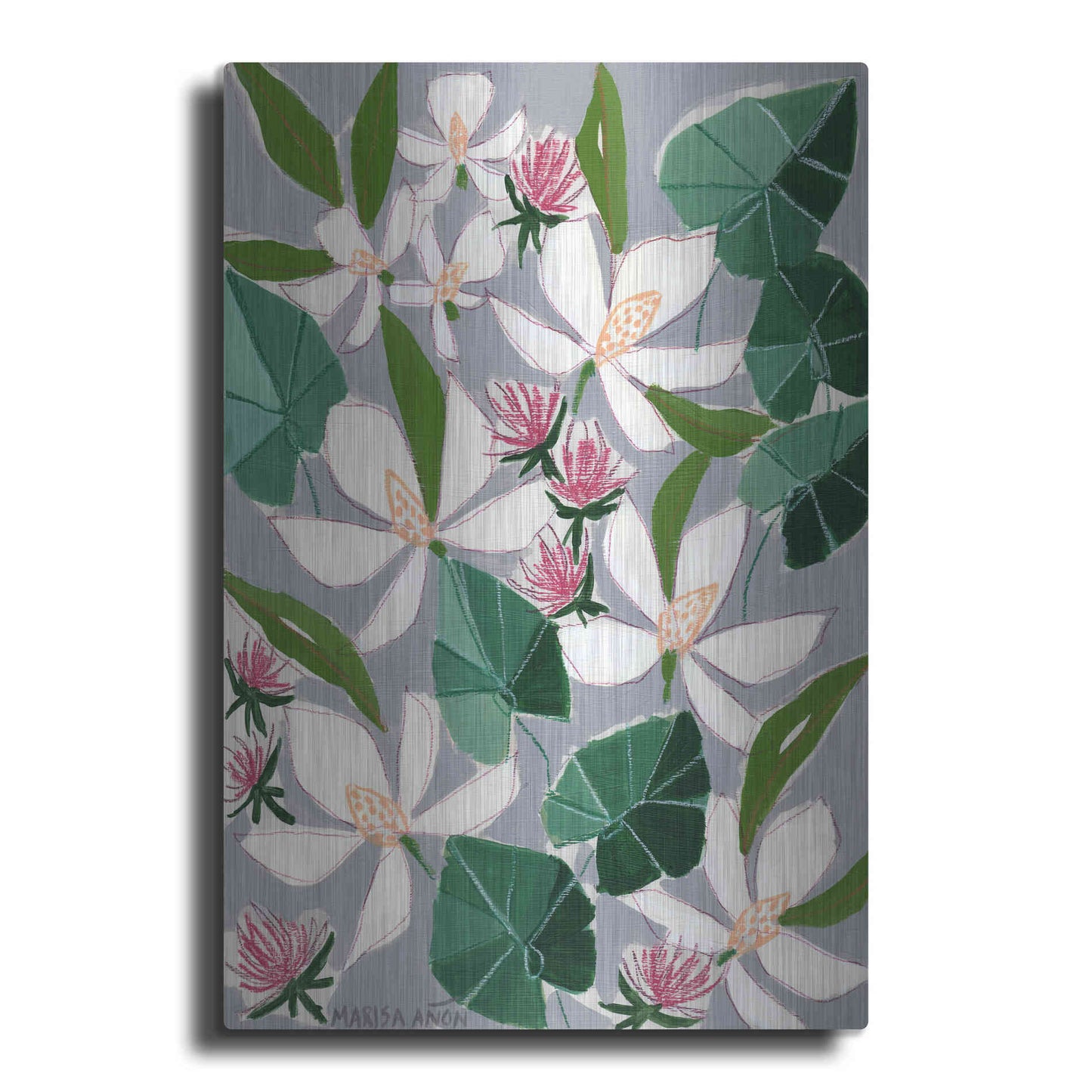 Luxe Metal Art 'Bohemia 2' by Marisa Anon, Metal Wall Art