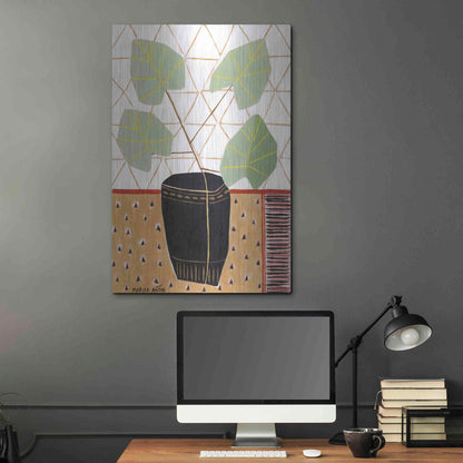 Luxe Metal Art 'Gold Tablecloth 5' by Marisa Anon, Metal Wall Art,24x36