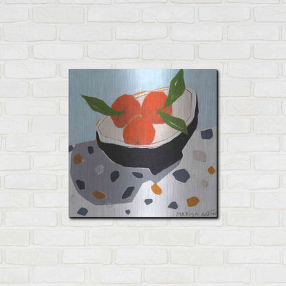 Luxe Metal Art 'Valencia Late' by Marisa Anon, Metal Wall Art,24x24