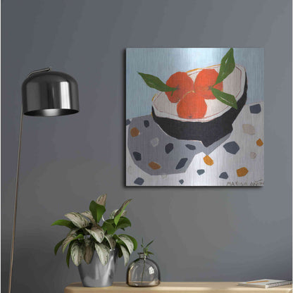 Luxe Metal Art 'Valencia Late' by Marisa Anon, Metal Wall Art,24x24