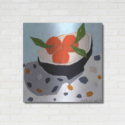 Luxe Metal Art 'Valencia Late' by Marisa Anon, Metal Wall Art,36x36