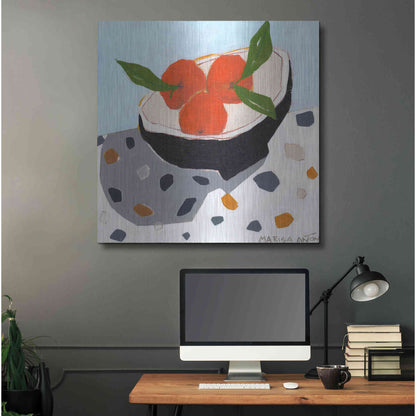Luxe Metal Art 'Valencia Late' by Marisa Anon, Metal Wall Art,36x36