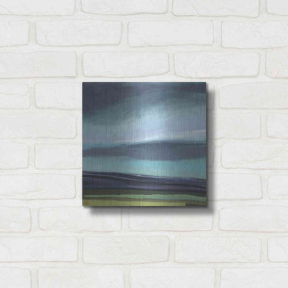 Luxe Metal Art 'Dew on My Boots' by Niki Arden, Metal Wall Art,12x12