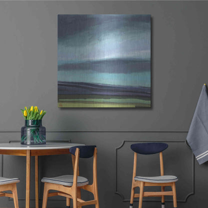 Luxe Metal Art 'Dew on My Boots' by Niki Arden, Metal Wall Art,36x36