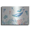 Luxe Metal Art 'Maritime I' by Daphne Brissonet, Metal Wall Art