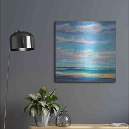 Luxe Metal Art 'Tidal Surge' by Niki Arden, Metal Wall Art,24x24