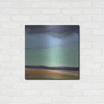 Luxe Metal Art 'Too Much Walking' by Niki Arden, Metal Wall Art,24x24