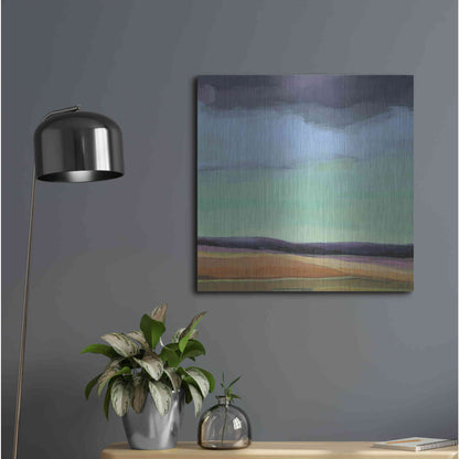 Luxe Metal Art 'Too Much Walking' by Niki Arden, Metal Wall Art,24x24