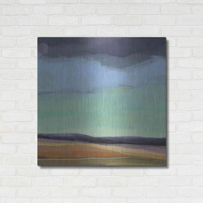 Luxe Metal Art 'Too Much Walking' by Niki Arden, Metal Wall Art,36x36