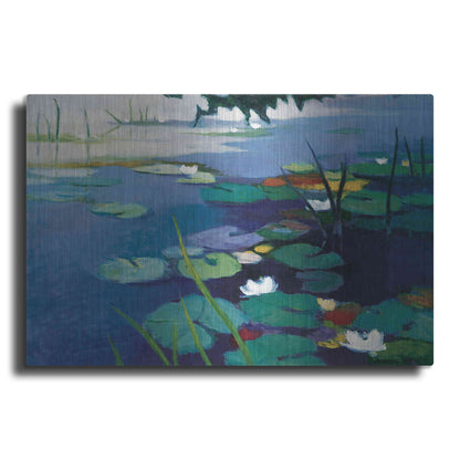 Luxe Metal Art 'Water Lilies' by Tadashi Asoma, Metal Wall Art