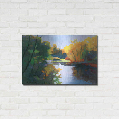 Luxe Metal Art 'Magic Afternoon' by Tadashi Asoma, Metal Wall Art,36x24